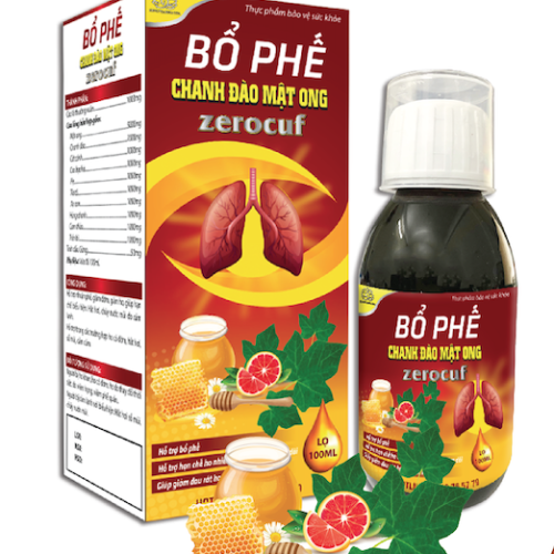 Bổ phế chanh đào mật ong Kingpharma - Lọ 100ml